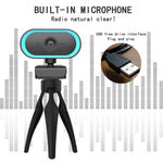 C11 Qualité d'image 2K HD sans distorsion Rotation à 360 degrés Microphone intégré Son clair Webcams avec trépied
