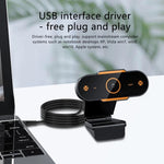 Webcam pour PC de bureau 312 1080P HD USB 2.0 avec micro, longueur de câble : environ 1,3 m, standard, avec trépied, anti-espionnage