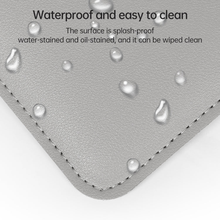 Sacoche de protection ultra-mince imperméable en cuir PU motif litchi pour ordinateur portable de 13-14 pouces, pour 13-14 pouces