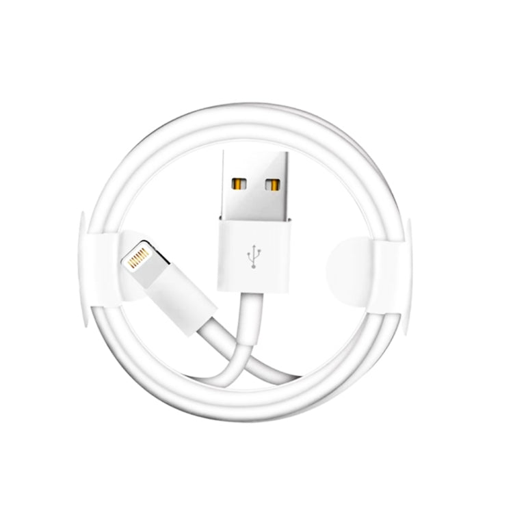 Chargeur de voyage portable double USB + câble de données USB vers 8 broches 1 mètre, prise EU