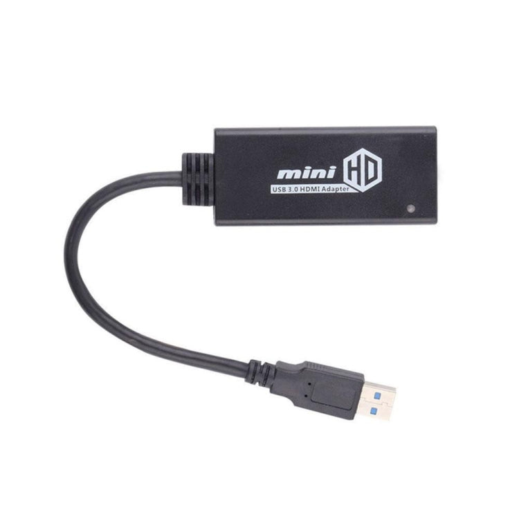 Câble adaptateur convertisseur USB 3.0 vers HDMI HD avec audio, longueur 20cm