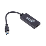 Câble adaptateur convertisseur USB 3.0 vers HDMI HD avec audio, longueur 20cm