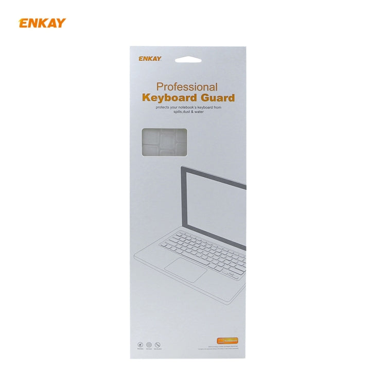 Film de protection de clavier ENKAY en TPU souple pour MacBook Pro 16 pouces A2141 / Pro 13,3 pouces A2289 & A2251 & A2338 (2020), version UE, version UE