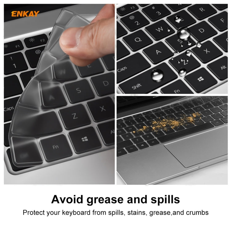 Film protecteur de clavier en TPU ultra-fin et souple ENKAY, version US, pour Huawei MateBook 14 pouces, pour Honor MagicBook 14 / 15, pour Huawei MateBook D 14 pouces / D 15,6 pouces, pour Honor MagicBook Pro, pour Huawei MateBook X Pro (2019 / 2020)