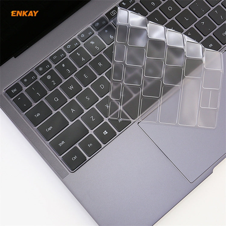 Film protecteur de clavier en TPU ultra-fin et souple ENKAY, version US, pour Huawei MateBook 14 pouces, pour Honor MagicBook 14 / 15, pour Huawei MateBook D 14 pouces / D 15,6 pouces, pour Honor MagicBook Pro, pour Huawei MateBook X Pro (2019 / 2020)