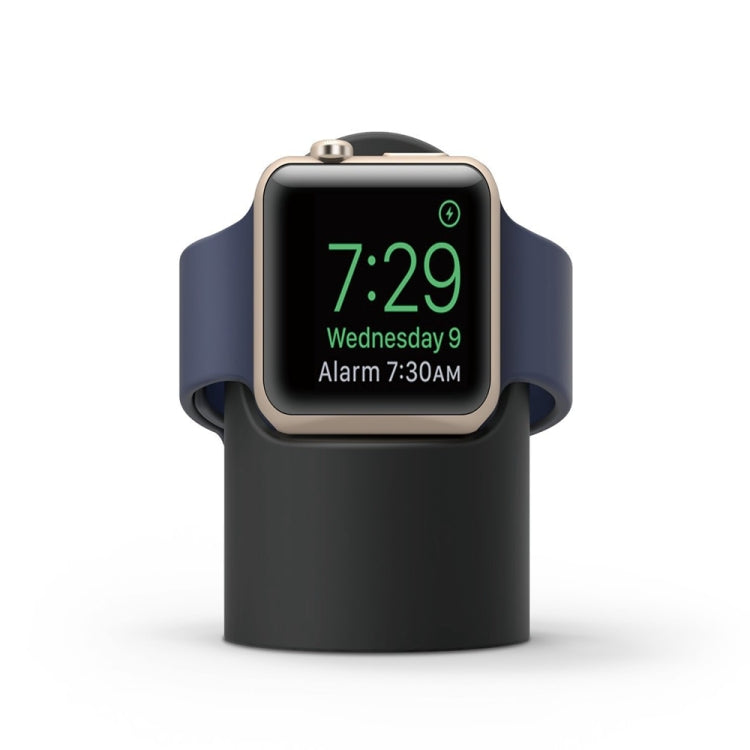 Support en silicone rétro à base ronde pour Apple Watch