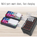Station de charge rapide XLD-A7 150 W 30 ports USB Chargeur intelligent, CA 110-240 V, 150 W 30 ports USB prise UE, 150 W 30 ports USB prise US, 150 W 30 ports USB prise AU, 150 W 30 ports USB prise UK