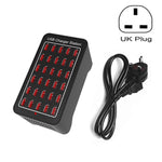 Station de charge rapide XLD-A7 150 W 30 ports USB Chargeur intelligent, CA 110-240 V, 150 W 30 ports USB prise UE, 150 W 30 ports USB prise US, 150 W 30 ports USB prise AU, 150 W 30 ports USB prise UK