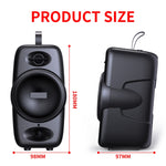 Haut-parleur Bluetooth cylindrique portable BT08, prend en charge les cartes TF / FM / AUX 3,5 mm / disques U
