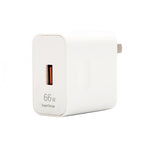 Chargeur de voyage USB 66 W 6 A à charge rapide, prise US, prise US