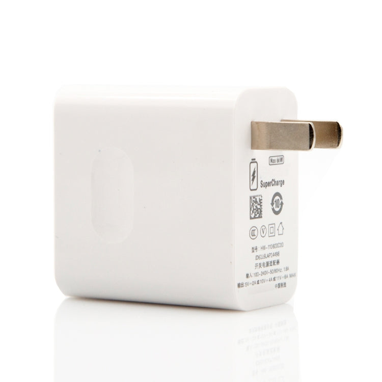 Chargeur de voyage USB 66 W 6 A à charge rapide, prise US, prise US