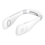 Ventilateur de cou mini USB mains libres - ventilateur portable rechargeable design casque portable, 3 niveaux de flux d'air, rotation libre à 360 degrés, parfait pour le sport, le bureau et l'extérieur