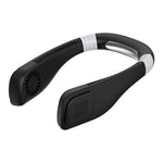 Ventilateur de cou mini USB mains libres - ventilateur portable rechargeable design casque portable, 3 niveaux de flux d'air, rotation libre à 360 degrés, parfait pour le sport, le bureau et l'extérieur