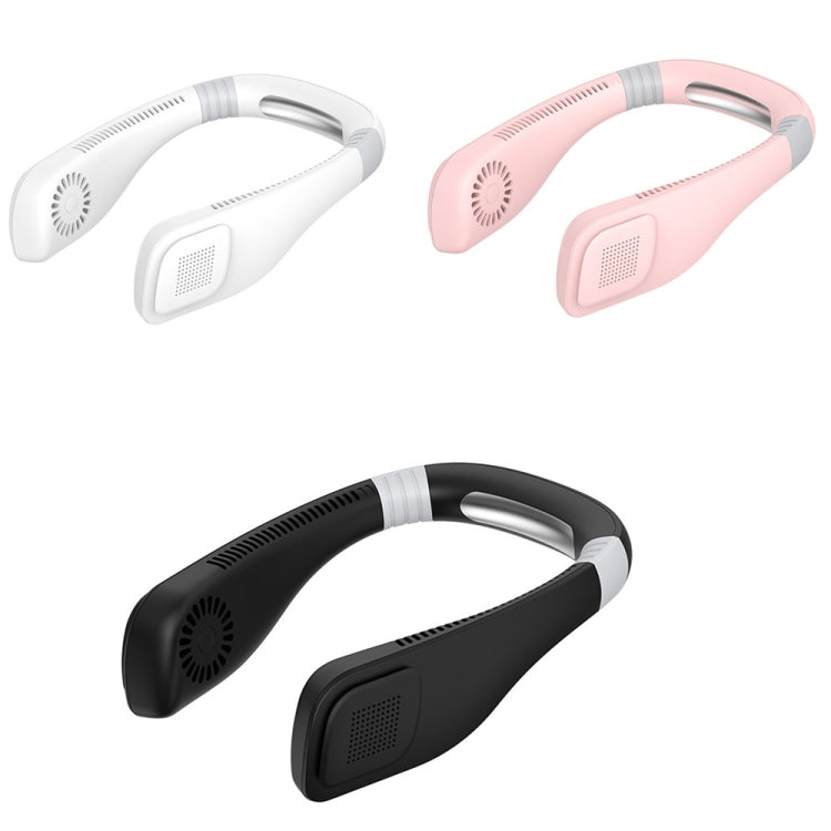 Ventilateur de cou mini USB mains libres - ventilateur portable rechargeable design casque portable, 3 niveaux de flux d'air, rotation libre à 360 degrés, parfait pour le sport, le bureau et l'extérieur