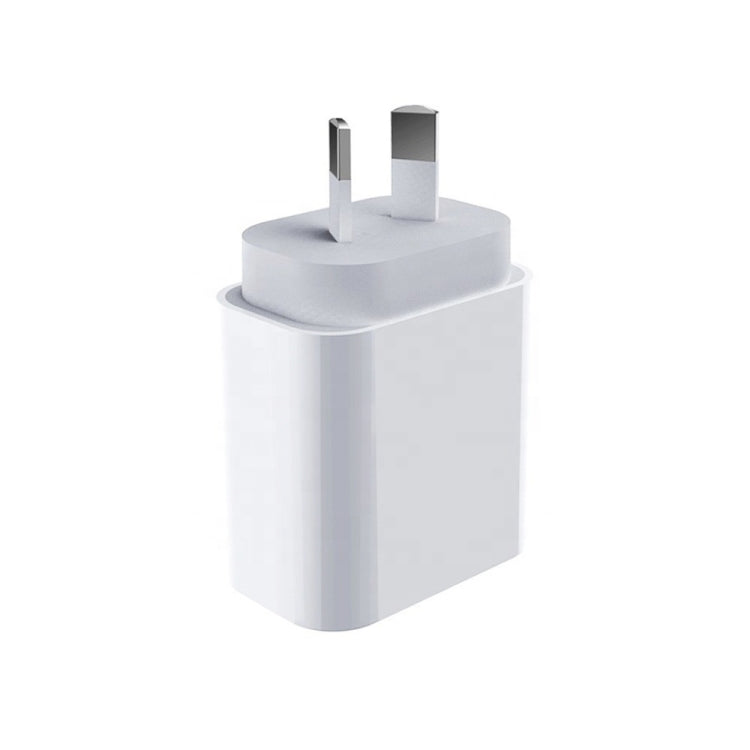 Adaptateur secteur chargeur rapide de voyage PD 20W PD 3.0 avec câble de données USB-C / Type-C vers 8 broches charge rapide, prise AU