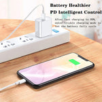 Chargeur de voyage PD 20W port USB-C / Type-C unique, prise US, 20W prise US