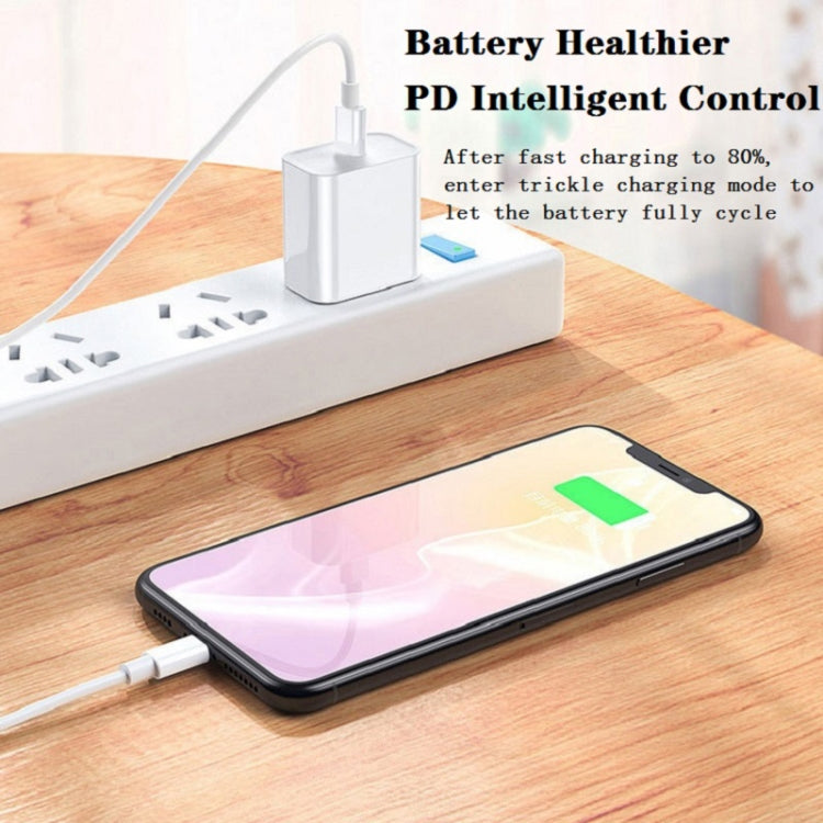 Chargeur de voyage PD 20W port USB-C / Type-C unique, prise US, 20W prise US