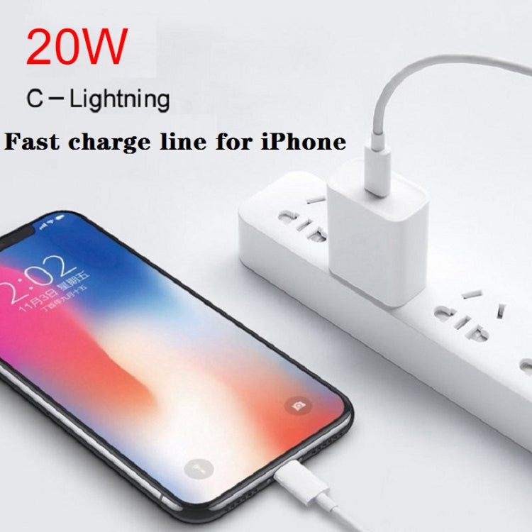 Chargeur de voyage PD 20W port USB-C / Type-C unique, prise US, 20W prise US