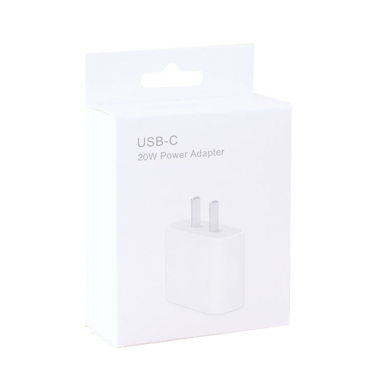 Chargeur de voyage PD 20W port USB-C / Type-C unique, prise US, 20W prise US