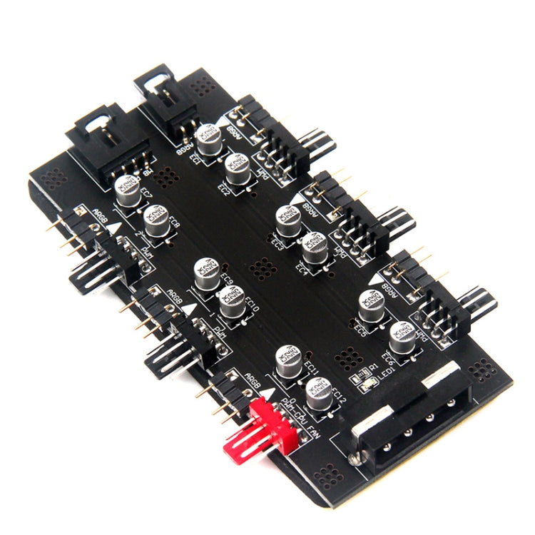 Extendeur HUB PWM / ARGB 1 vers 6 interface IDE, 1 vers 6