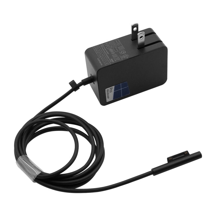 Chargeur adaptateur secteur 24W 15V 1.6A pour Microsoft Surface Go / Pro 4 1736, prise US
