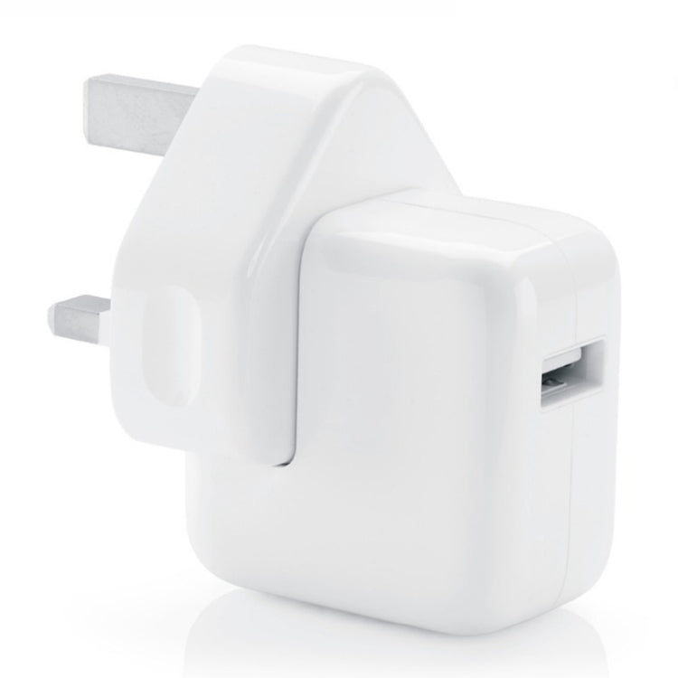 Chargeur de voyage USB 12W pour séries iPad / iPod / iPhone, prise UK