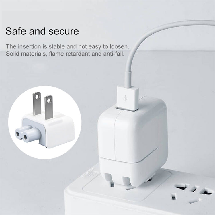 Chargeur USB 12W + câble de données USB vers 8 broches pour séries iPad / iPhone / iPod, prise US