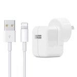 Chargeur USB 12W + câble de données USB vers 8 broches pour séries iPad / iPhone / iPod, prise AU