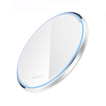 WX-70 15W Chargeur sans Fil Ultra-mince Chargeur sans Fil Miroir pour Téléphone Portable, 15W