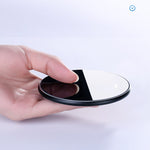 WX-70 15W Chargeur sans Fil Ultra-mince Chargeur sans Fil Miroir pour Téléphone Portable, 15W