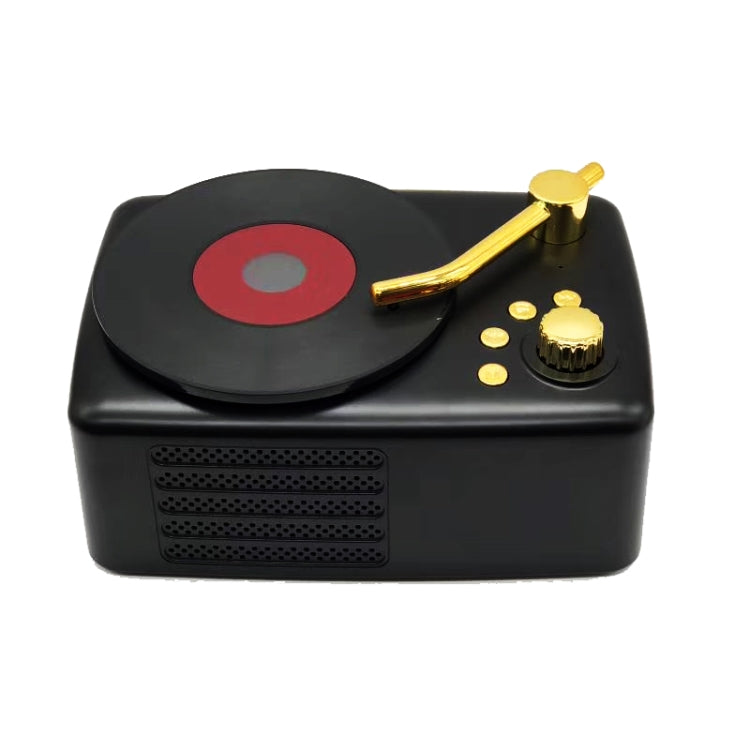 Style rétro, antenne FM intégrée haute sensibilité, voyage longue durée, T12 (Noir)
