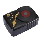 Style rétro, antenne FM intégrée haute sensibilité, voyage longue durée, T12 (Noir)
