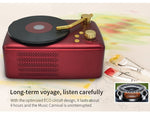 Style rétro, antenne FM intégrée haute sensibilité, voyage longue durée, T12 (Noir)