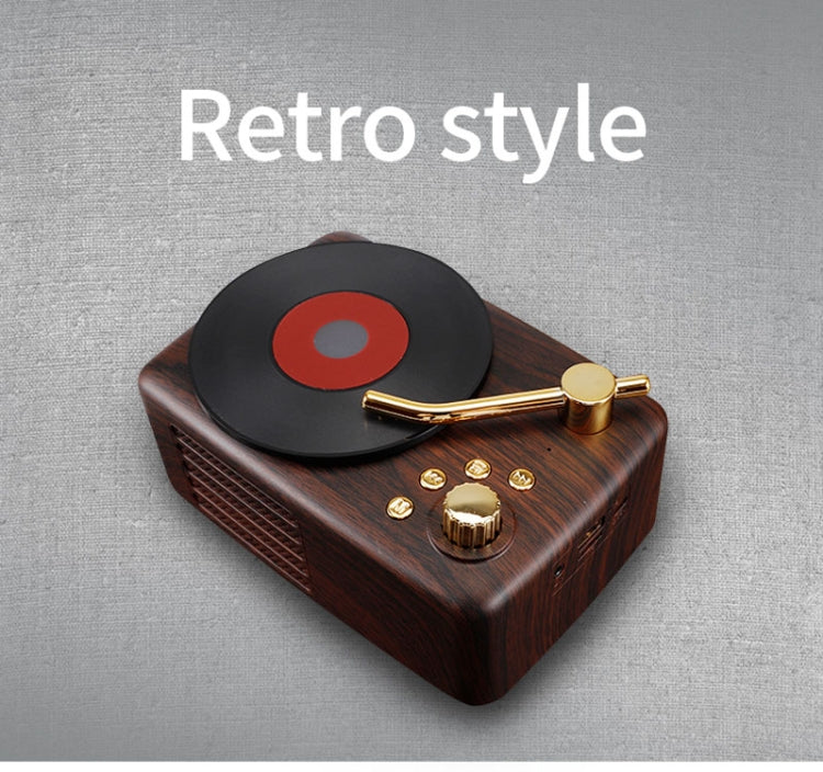 Style rétro, antenne FM intégrée haute sensibilité, voyage longue durée, T12 (Noir)