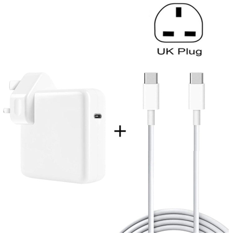 Adaptateur secteur portable 30W USB-C / Type-C pour ordinateur portable avec câble de charge USB-C / Type-C 1,8m, prise UK 30W, prise AU 30W, prise US 30W, prise EU 30W