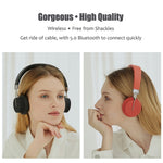 Casque de jeu stéréo HIFI P3 sans fil 5.0 Super Bass avec microphone, compatible TF / FM / AUX