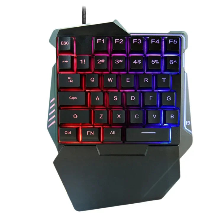 Clavier numérique USB G7 à 37 touches, à une main, avec rétroéclairage, longueur du câble : 1,8 m