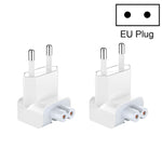 2 pièces adaptateur secteur XJ01 pour chargeur iPad 10W 12W & chargeur série MacBook, prise EU, prise EU