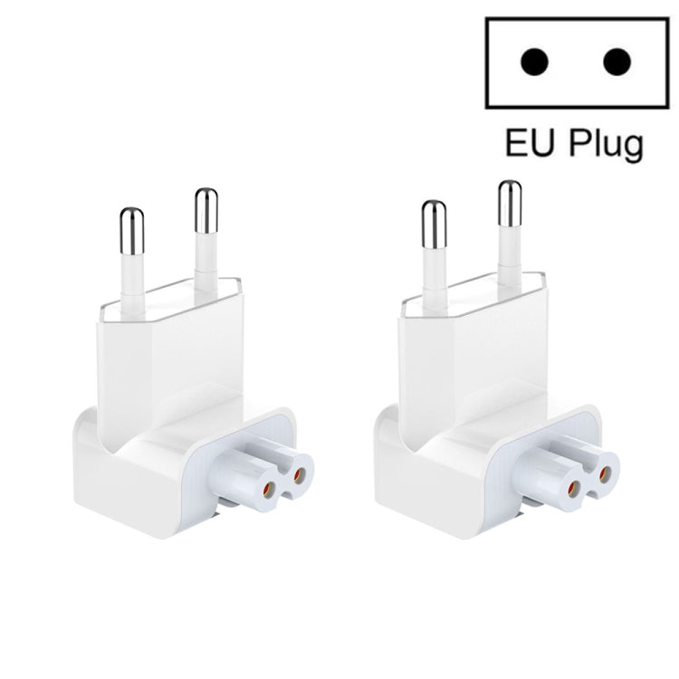2 pièces adaptateur secteur XJ01 pour chargeur iPad 10W 12W & chargeur série MacBook, prise EU, prise EU