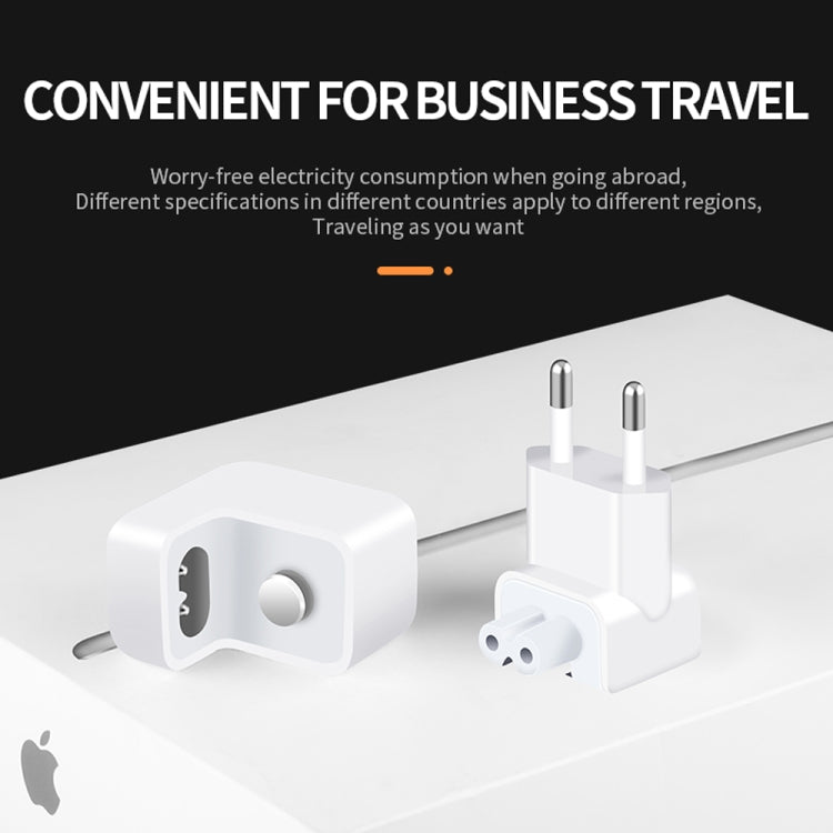 2 pièces adaptateur secteur XJ01 pour chargeur iPad 10W 12W & chargeur série MacBook, prise EU, prise EU