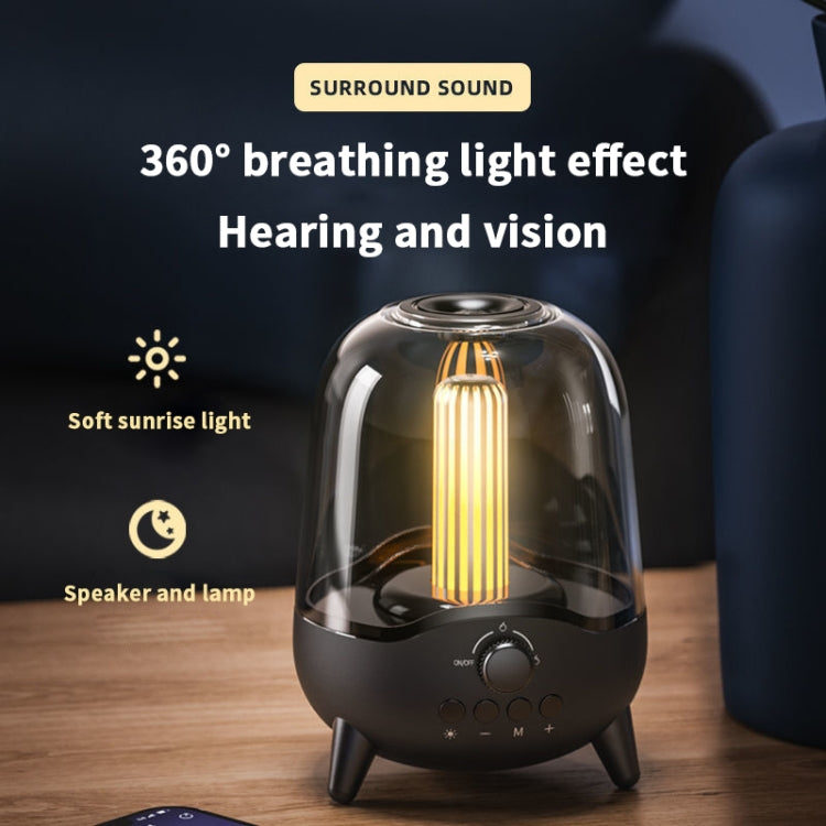 Veilleuse LED LP-20 Haut-parleur de musique sans fil Bluetooth 5.0 compatible carte TF / AUX