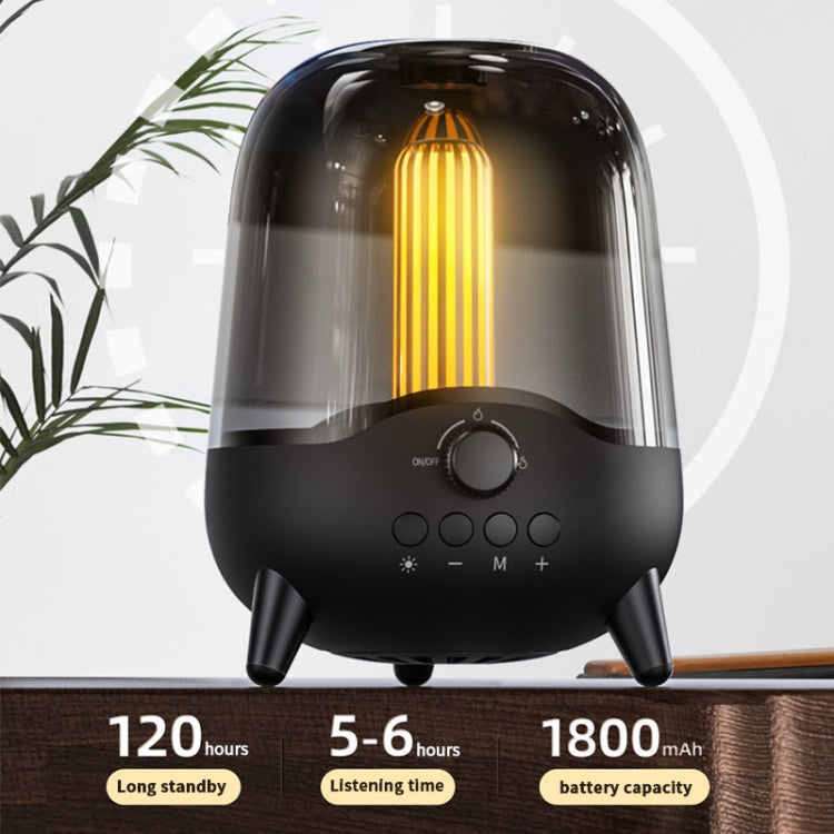 Veilleuse LED LP-20 Haut-parleur de musique sans fil Bluetooth 5.0 compatible carte TF / AUX