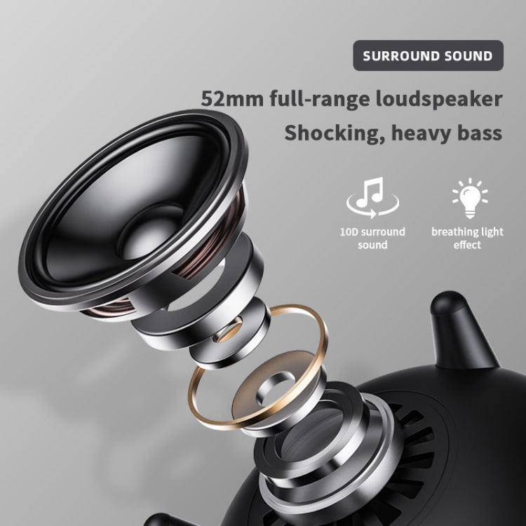 Veilleuse LED LP-20 Haut-parleur de musique sans fil Bluetooth 5.0 compatible carte TF / AUX