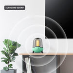 Veilleuse LED LP-20 Haut-parleur de musique sans fil Bluetooth 5.0 compatible carte TF / AUX
