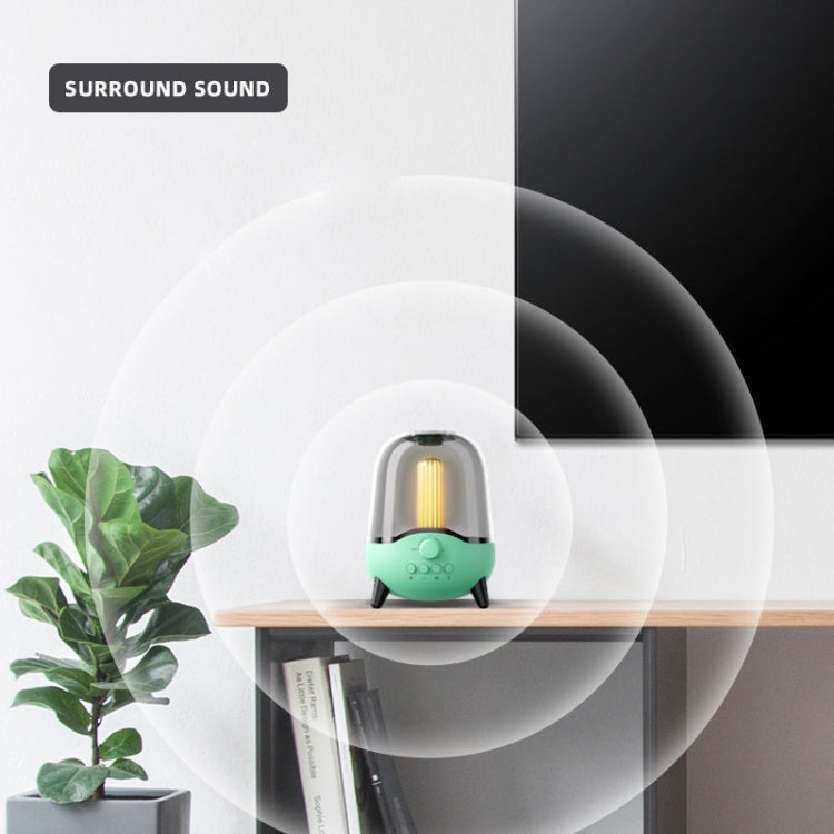 Veilleuse LED LP-20 Haut-parleur de musique sans fil Bluetooth 5.0 compatible carte TF / AUX