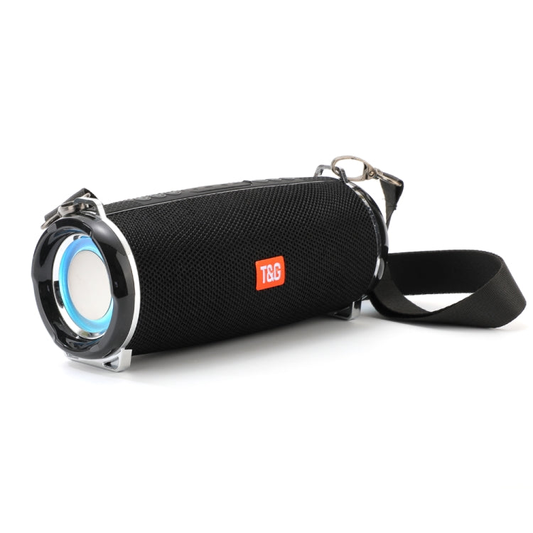 Enceinte Bluetooth sans fil portable T&G TG192 LED à lumière clignotante, basses profondes, son stéréo 3D, support FM / carte TF / USB
