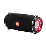 Enceinte Bluetooth sans fil portable T&G TG192 LED à lumière clignotante, basses profondes, son stéréo 3D, support FM / carte TF / USB