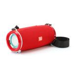 Enceinte Bluetooth sans fil portable T&G TG192 LED à lumière clignotante, basses profondes, son stéréo 3D, support FM / carte TF / USB