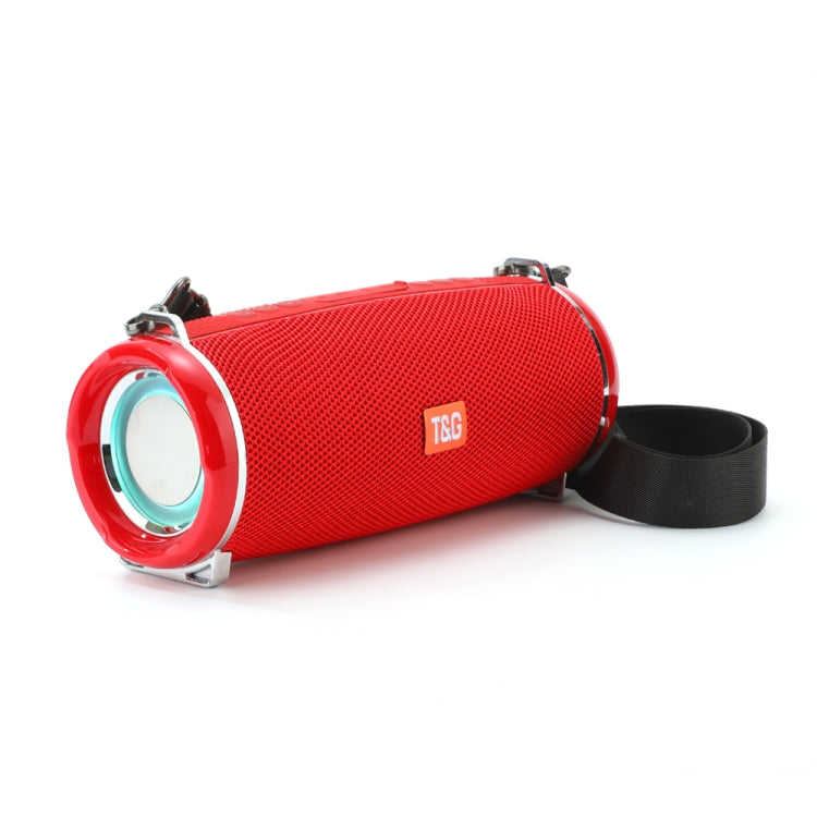 Enceinte Bluetooth sans fil portable T&G TG192 LED à lumière clignotante, basses profondes, son stéréo 3D, support FM / carte TF / USB