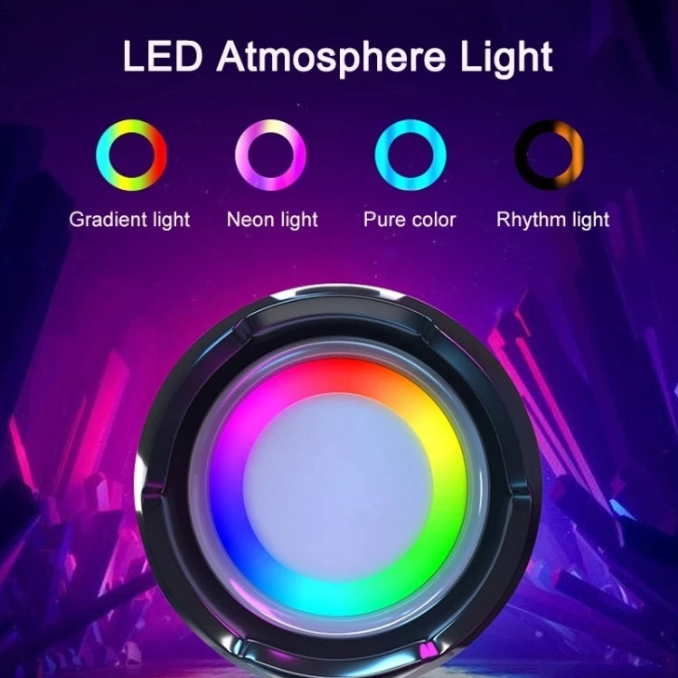 Enceinte Bluetooth sans fil portable T&G TG192 LED à lumière clignotante, basses profondes, son stéréo 3D, support FM / carte TF / USB